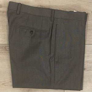 Calvin Klein Men’s Classic-Fit Dress Pants, Gray, Size 34/32, Used
